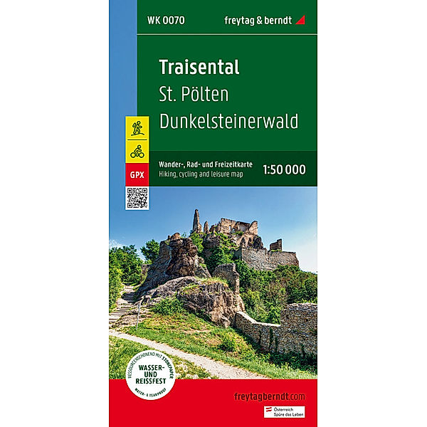 freytag & berndt Wander-Rad-Freizeitkarten / WK 0070 / Traisental, Wander-, Rad- und Freizeitkarte 1:50.000, freytag & berndt, WK 0070