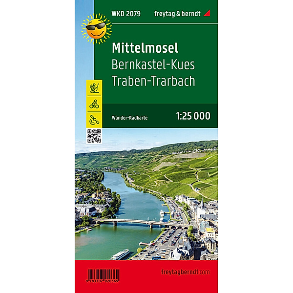 freytag & berndt Wander-Rad-Freizeitkarten / WK D2079 / Mittelmosel - Bernkastel-Kues - Traben-Trarbach, Wanderkarte 1:25.000