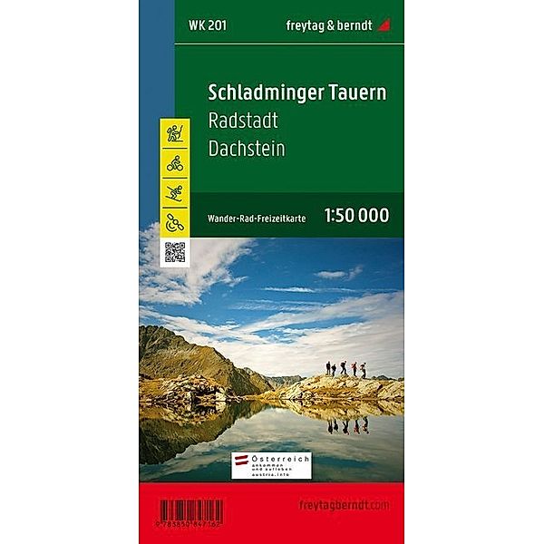 Freytag & Berndt Wander-, Rad- und Freizeitkarte Schladminger Tauern, Radstadt, Dachstein