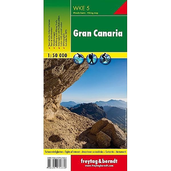 Freytag & Berndt Wanderkarte Gran Canaria 1:50.000