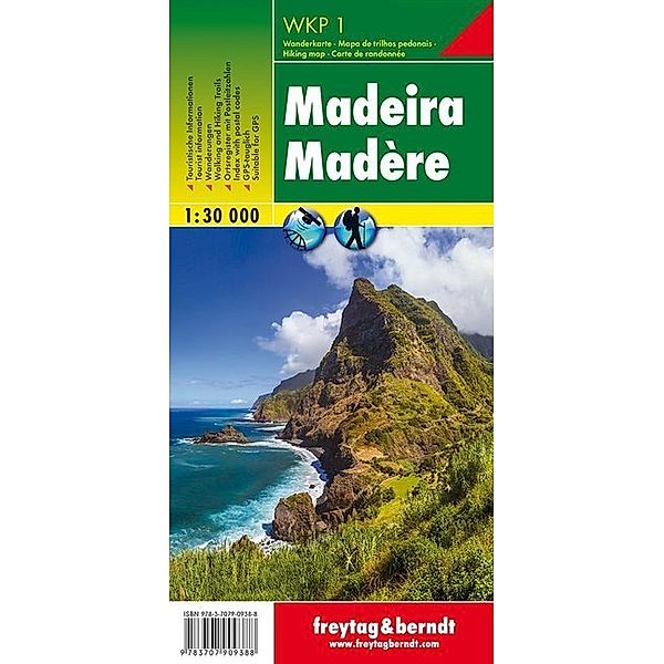 Freytag & Berndt Wanderkarte Madeira / Madère