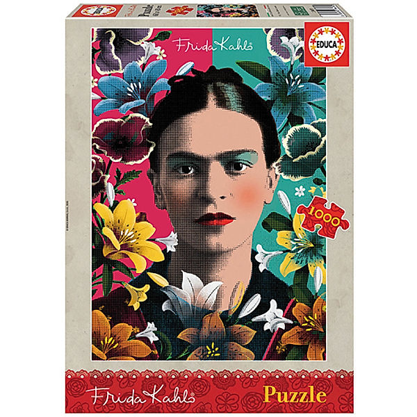 Educa Puzzle, Carletto Deutschland Frida Kahlo (Puzzle)
