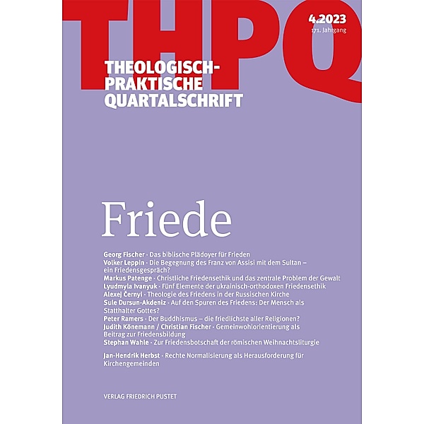 Friede / Theologisch-praktische Quartalschrift