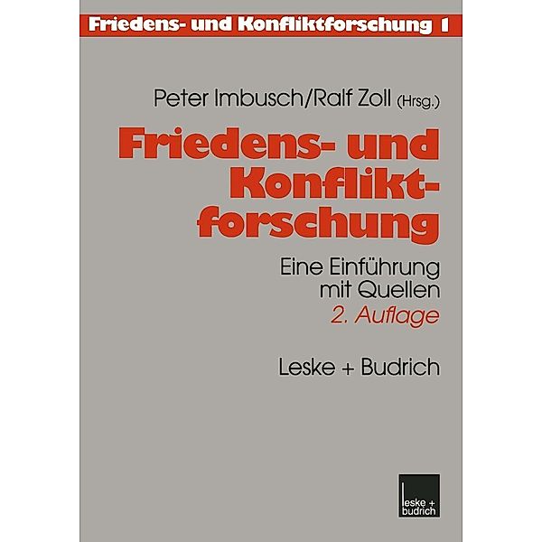 Friedens- und Konfliktforschung / Friedens- und Konfliktforschung Bd.1
