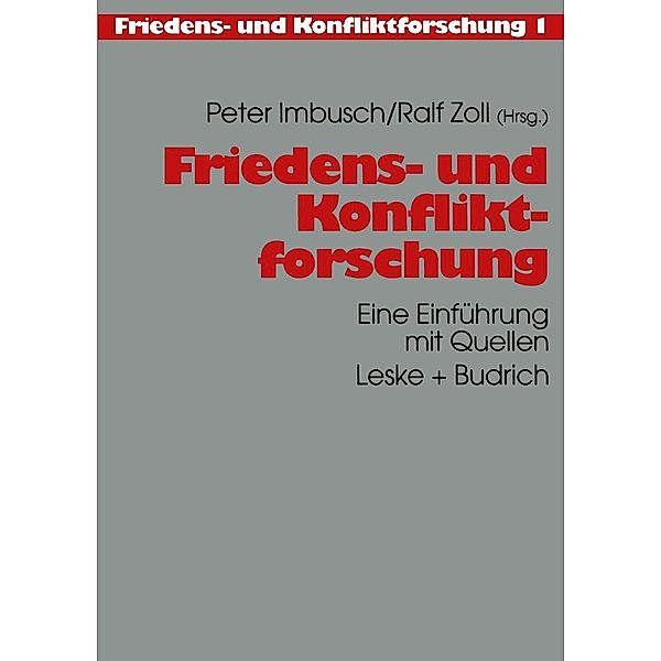 Friedens- und Konfliktforschung / Friedens- und Konfliktforschung Bd.1