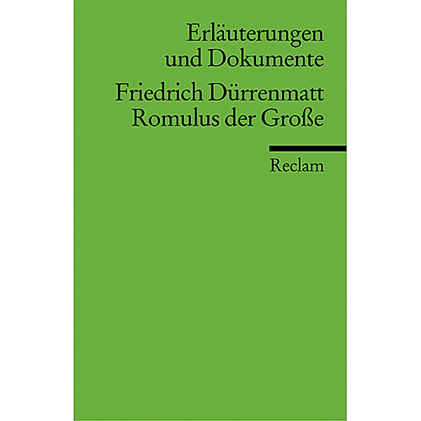 Friedrich Dürrenmatt 'Romulus der Grosse', Hans Wagener
