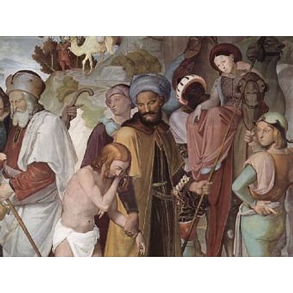 Friedrich Overbeck - Freskenzyklus des Casa Bartholdy in Rom, Szene: Der Verkauf Josephs, Detail - 200 Teile (Puzzle)