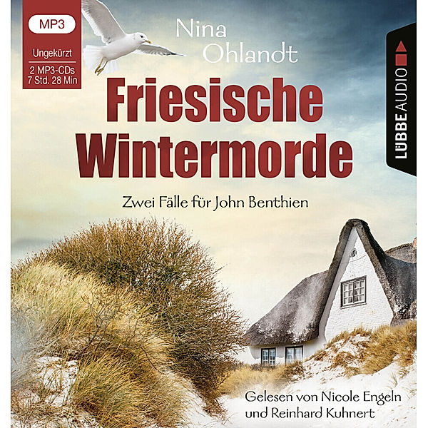Friesische Wintermorde,2 Audio-CD, 2 MP3, Nina Ohlandt