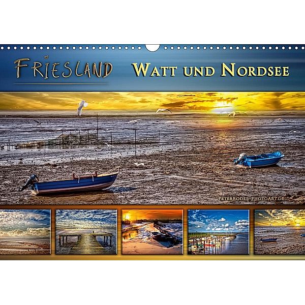 Friesland - Watt und Nordsee (Wandkalender 2020 DIN A3 quer), Peter Roder