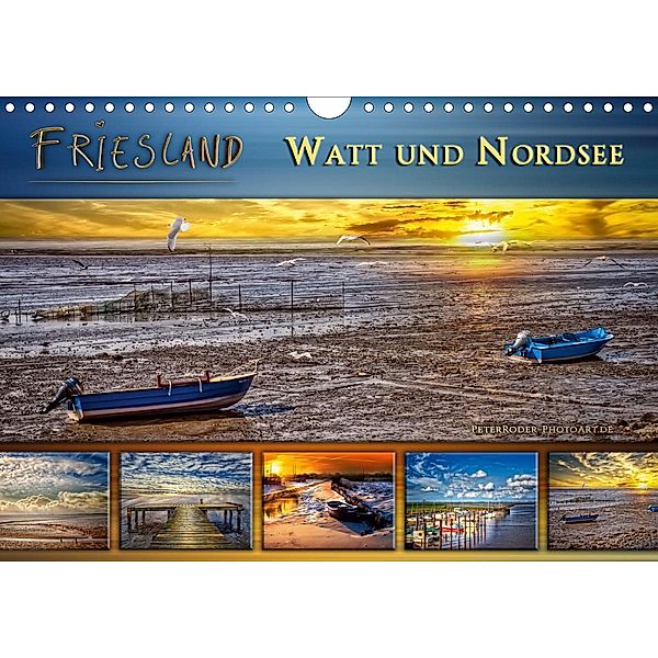 Friesland - Watt und Nordsee (Wandkalender 2021 DIN A4 quer), Peter Roder