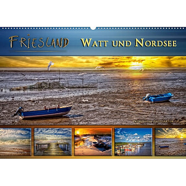 Friesland - Watt und Nordsee (Wandkalender 2022 DIN A2 quer), Peter Roder