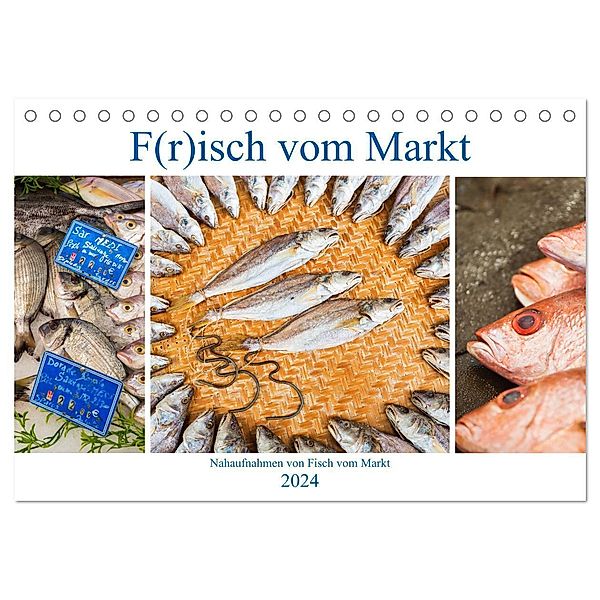 F(r)isch vom Markt (Tischkalender 2024 DIN A5 quer), CALVENDO Monatskalender, Christian Müller