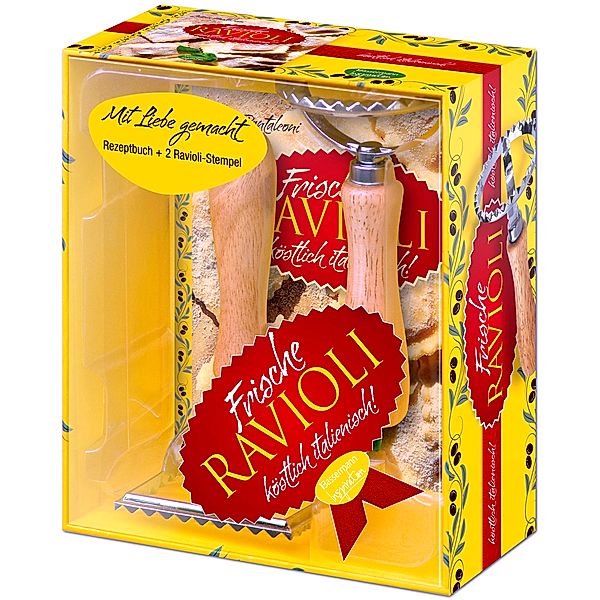 Frische Ravioli - köstlich italienisch!, m. 2 Teigausstechern, Lucia Pantaleoni