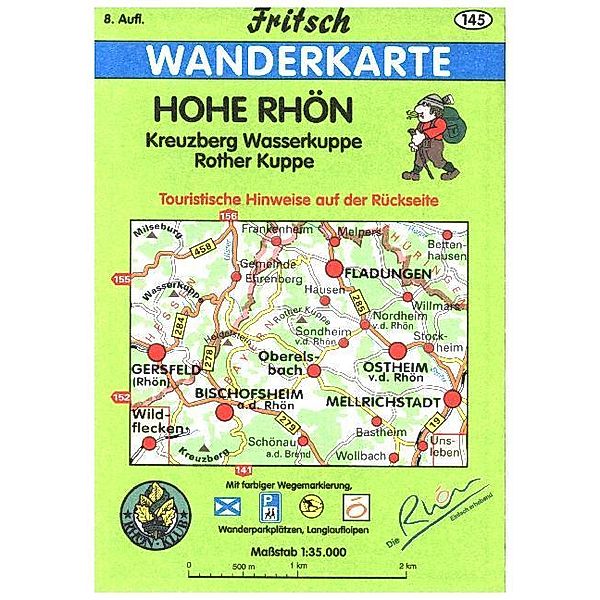 Fritsch Karte - Hohe Rhön