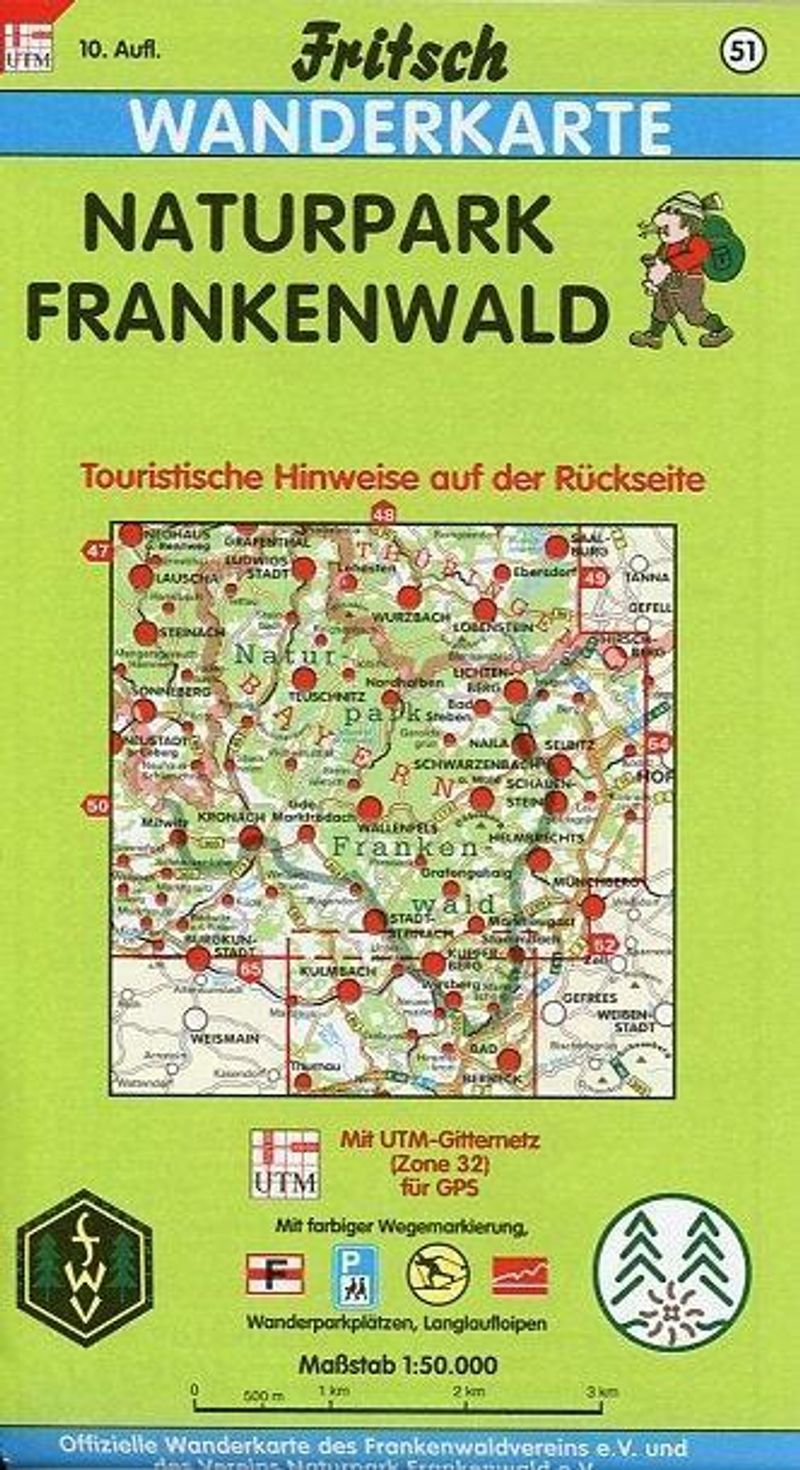 Fritsch Karte - Naturpark Frankenwald Buch versandkostenfrei bei  Weltbild.de bestellen
