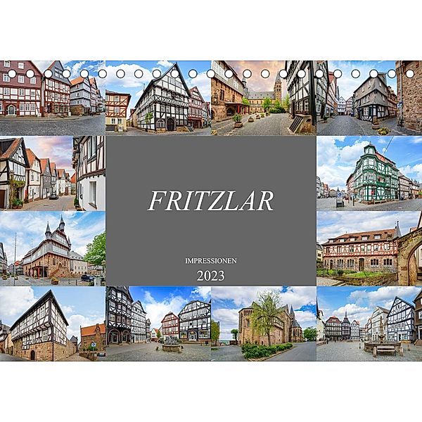 Fritzlar Impressionen (Tischkalender 2023 DIN A5 quer), Dirk Meutzner
