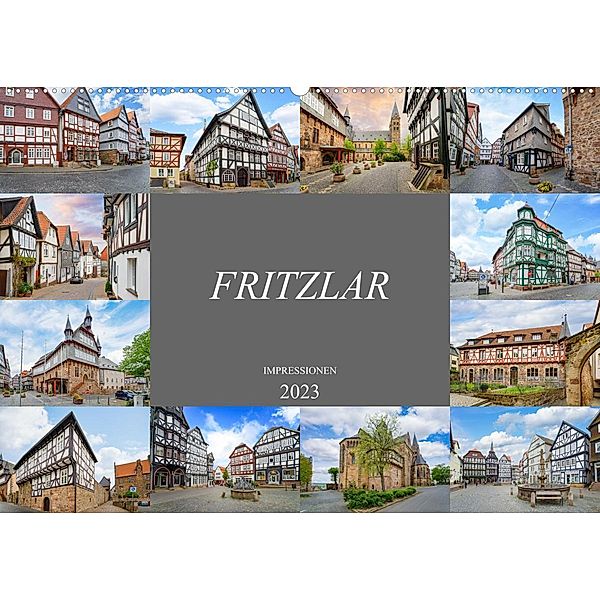 Fritzlar Impressionen (Wandkalender 2023 DIN A2 quer), Dirk Meutzner