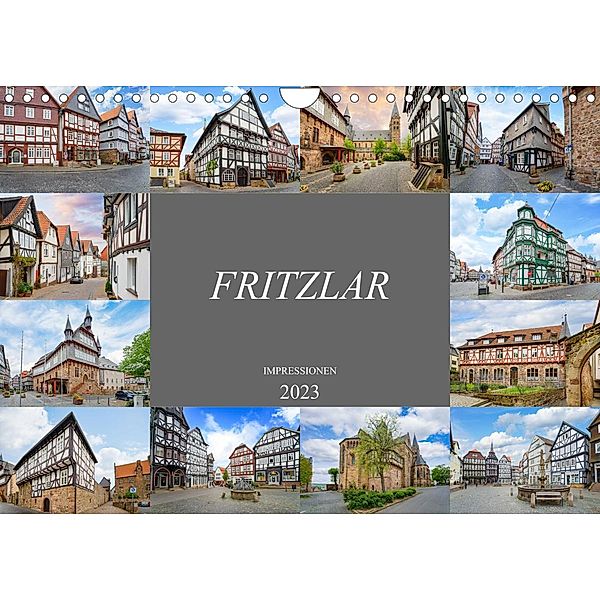 Fritzlar Impressionen (Wandkalender 2023 DIN A4 quer), Dirk Meutzner