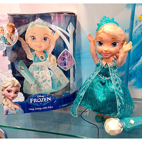 Frozen FRO Puppe Sing Along Elsa, ca. 35cm