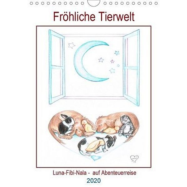 Fröhliche Tierwelt (Wandkalender 2020 DIN A4 hoch), Elzbieta Nowak