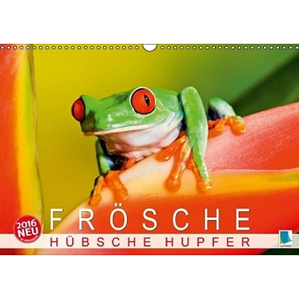 Frösche: Hübsche Hupfer (Wandkalender 2016 DIN A3 quer), Calvendo