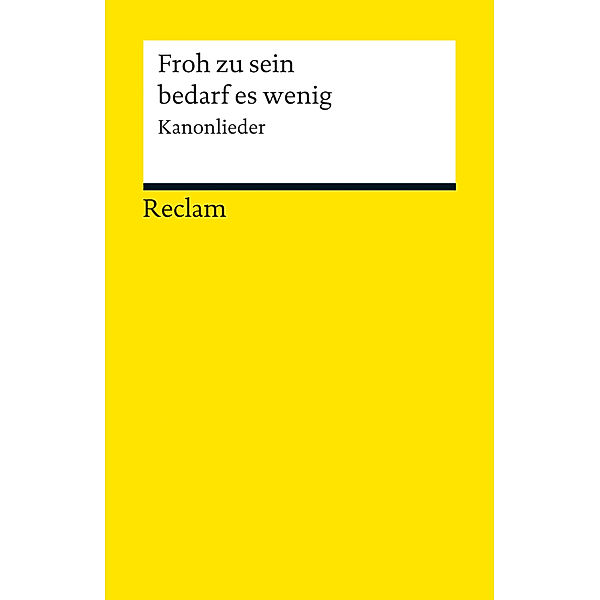 Froh zu sein bedarf es wenig