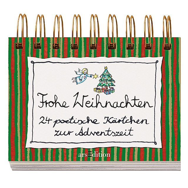 Frohe Weihnachten, 24 poetische Kärtchen zur Adventszeit | Weltbild.de