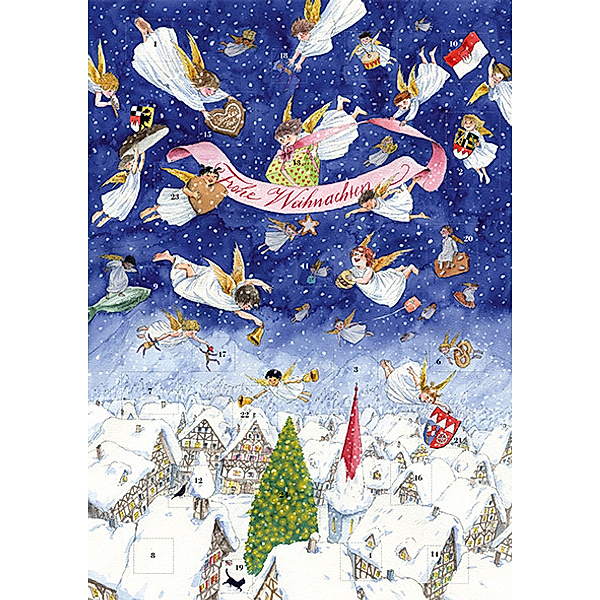 Frohe Weihnachten - Adventskalender Franken