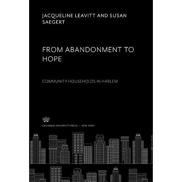 From Abandonment to Hope, Jacqueline Leavitt, Susan Saegert