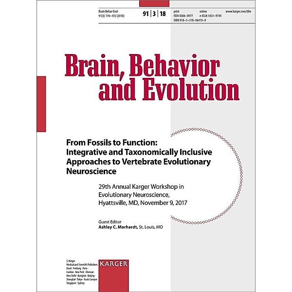 From Fossils to Function: Integrative and Taxonomically Inclusive Approaches to Vertebrate Evolutionary Neuroscience