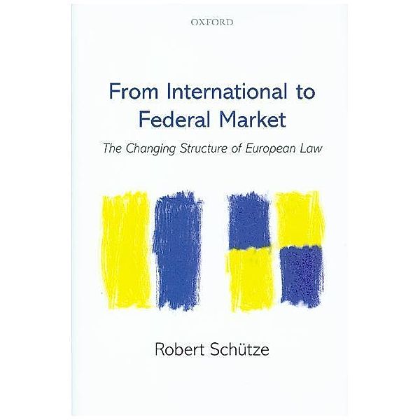 From International to Federal Market, Robert Schütze