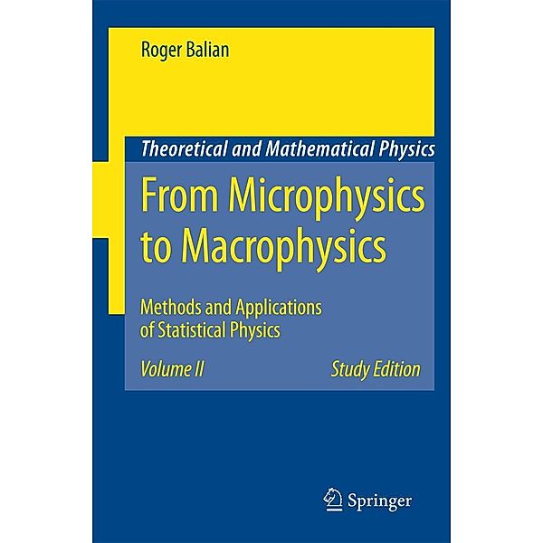From Microphysics to Macrophysics, Roger Balian