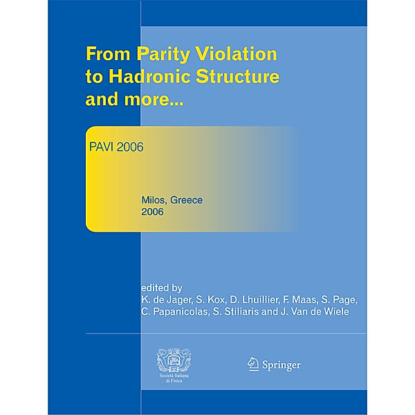 From Parity Violation to Hadronic Structure and more