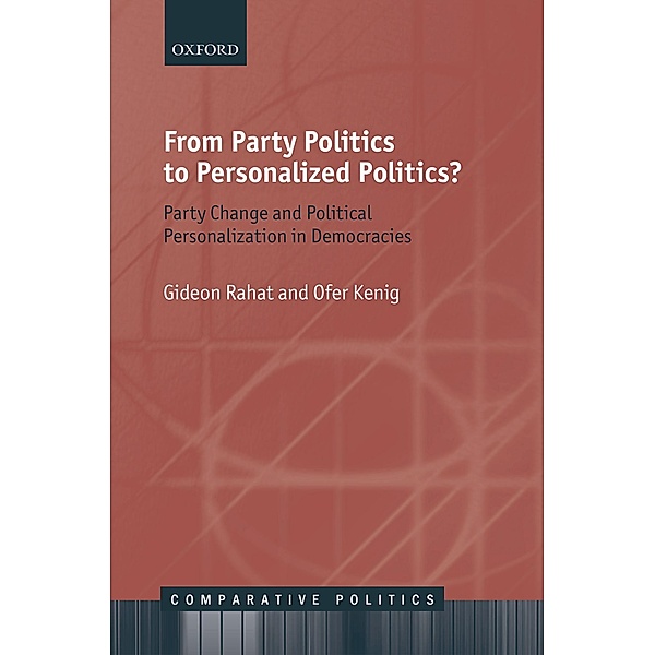 From Party Politics to Personalized Politics? / Comparative Politics, Gideon Rahat, Ofer Kenig
