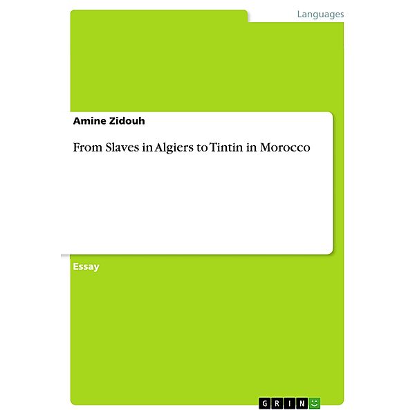 From Slaves in Algiers to Tintin in Morocco, Amine Zidouh