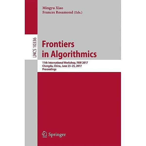 Frontiers in Algorithmics