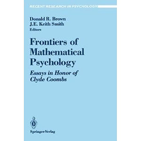 Frontiers of Mathematical Psychology / Recent Research in Psychology