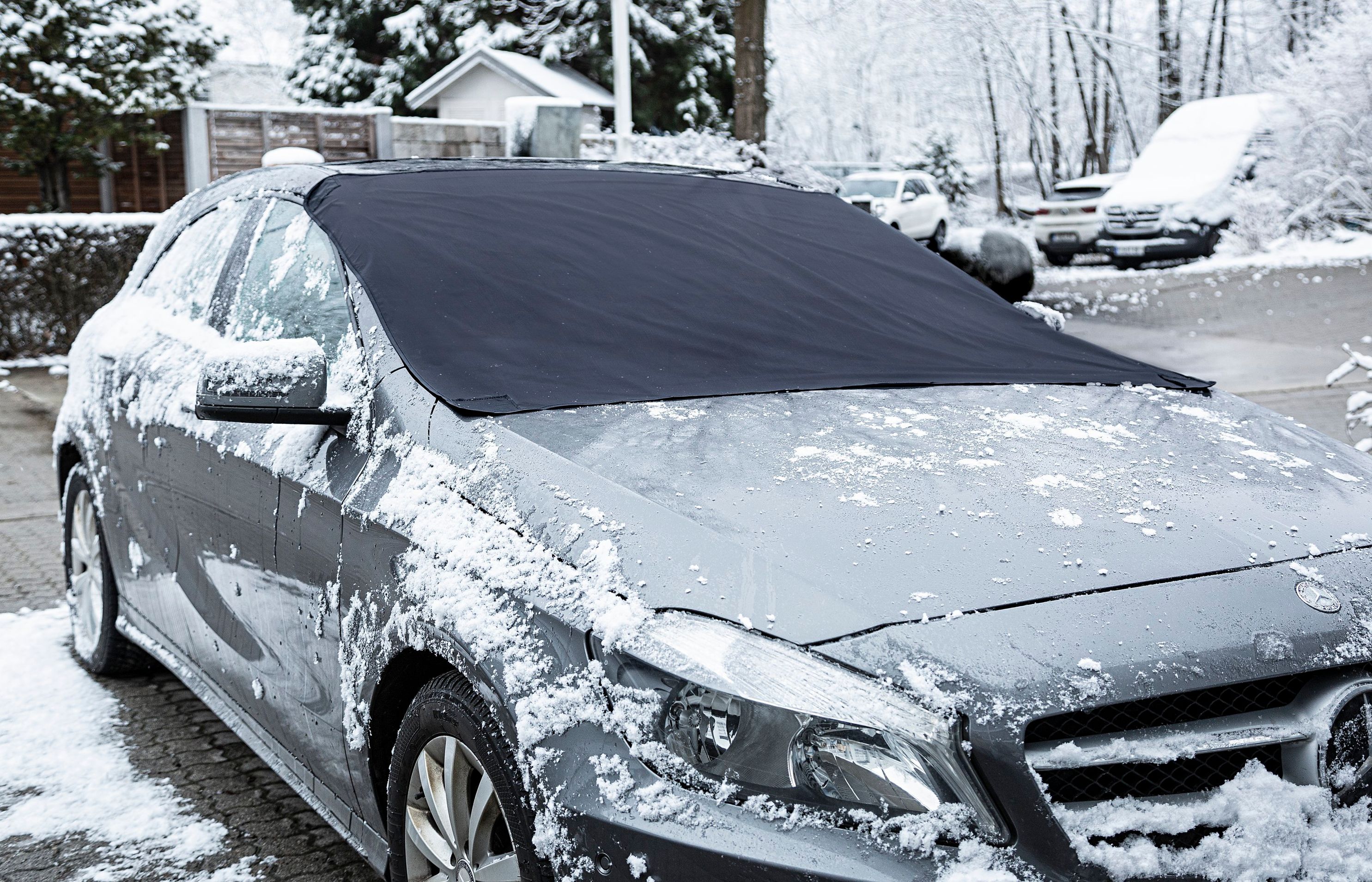 Auto Windschutzscheibe Abdeckung Winter Sonne Schnee Eis Abdeckung