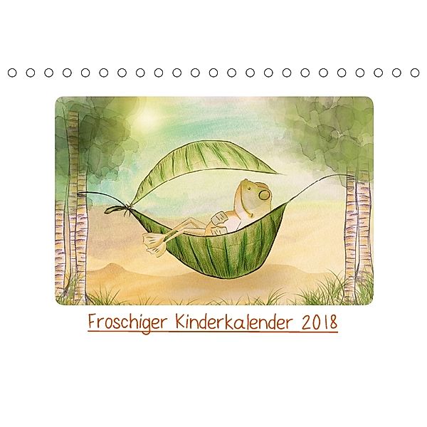 Froschiger Kinderkalender 2018 (Tischkalender 2018 DIN A5 quer), Stephanie Langowski