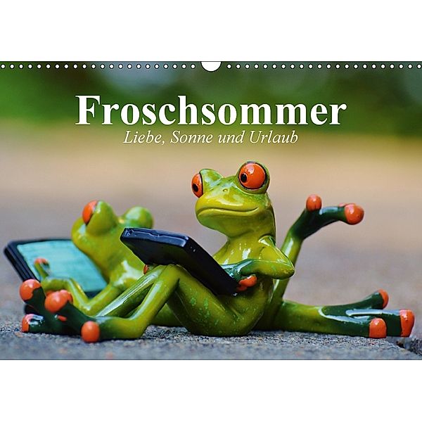 Froschsommer. Liebe, Sonne und Urlaub (Wandkalender 2018 DIN A3 quer) Dieser erfolgreiche Kalender wurde dieses Jahr mit, Elisabeth Stanzer