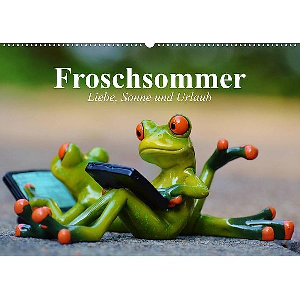 Froschsommer. Liebe, Sonne und Urlaub (Wandkalender 2023 DIN A2 quer), Elisabeth Stanzer