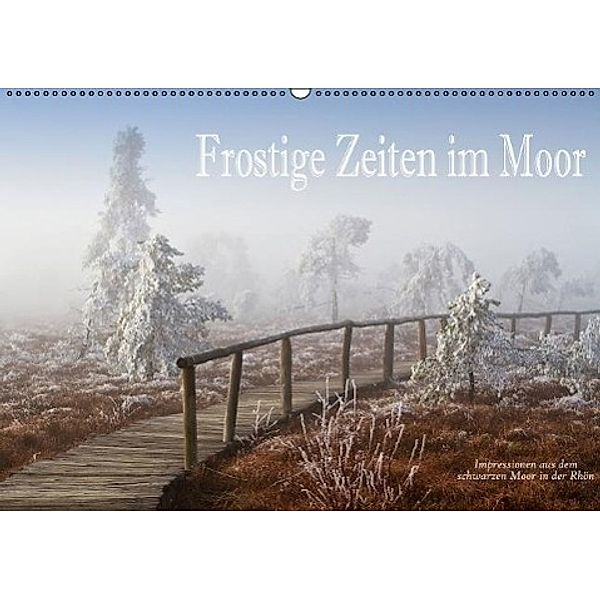 Frostige Zeiten im Moor - Impressionen aus dem schwarzen Moor in der Rhön (Wandkalender 2017 DIN A2 quer), Hans Pfleger