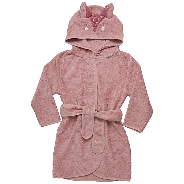 pippi Frottee-Bademantel REH in misty rose