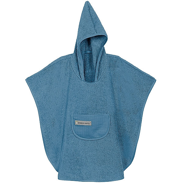 Odenwälder Frottee-Badeponcho UNI in spaceblue