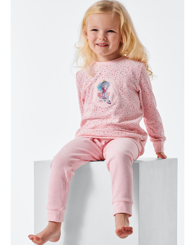 Frottee-Schlafanzug PRINZESSIN LILLIFEE in rosa kaufen