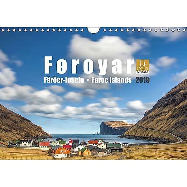 Føroyar - Faroe Islands - Färöer Inseln (Wandkalender 2019 DIN A4 quer), Norman Preißler