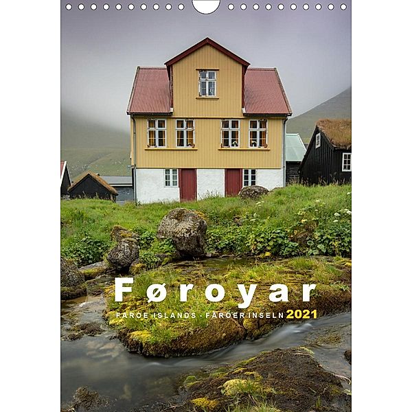 Føroyar - Faroe Islands - Färöer Inseln (Wandkalender 2021 DIN A4 hoch), Norman Preißler www.nopreis.de