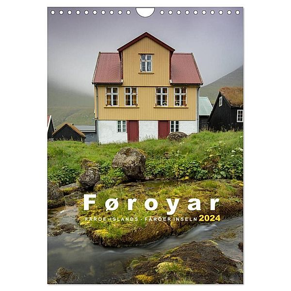 Føroyar - Faroe Islands - Färöer Inseln (Wandkalender 2024 DIN A4 hoch), CALVENDO Monatskalender, Norman Preißler www.nopreis.de