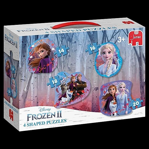 Frozen 2 - 4in1 Konturenpuzzle (Kinderpuzzle)