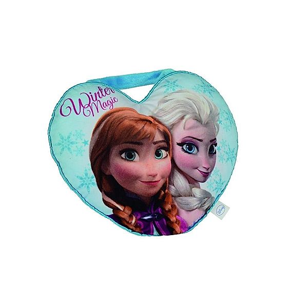 Frozen Herzkissen mit Anna + Elsa